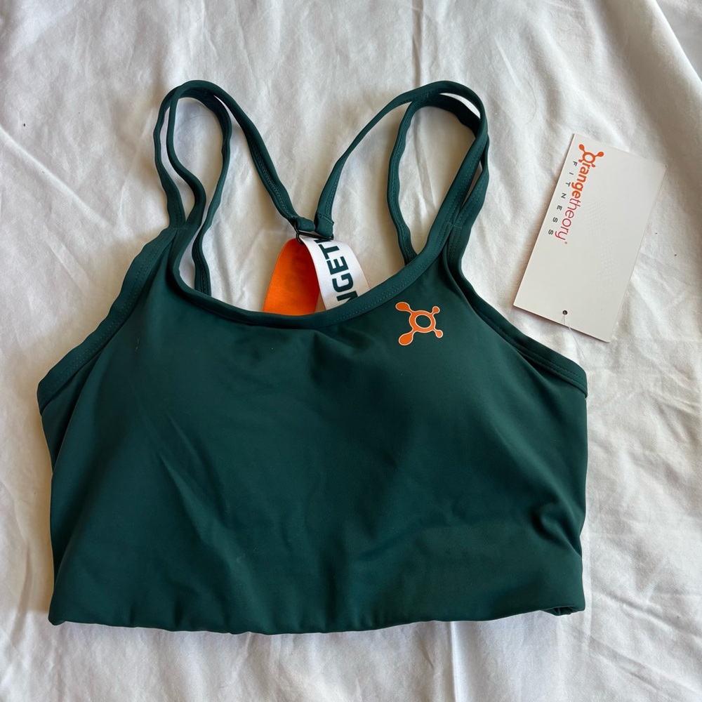 Orangetheory Women's Green Sports Bra